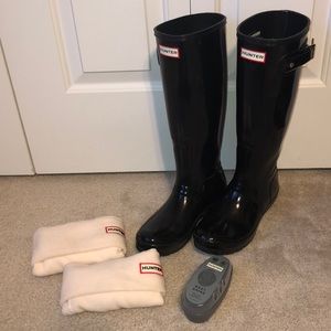 💸SOLD💸 HUNTER Boots, Socks, and Shine